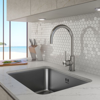 Chiemsee Stainless Steel Kitchen Tap